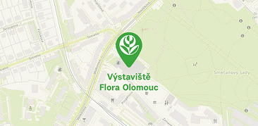 Mapa akce Vyznání růžím 2025