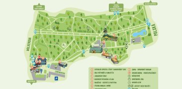 Mapa akce Flora Olomouc 2026