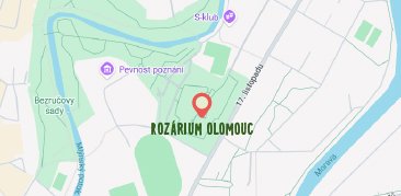 Mapa akce Vyznání růžím 2026