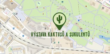 Mapa akce Výstava kaktusů a sukulentů