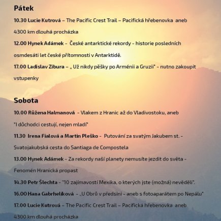 Festival cestovatelských přednášek