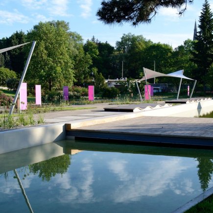 Vodní prvek v rozáriu