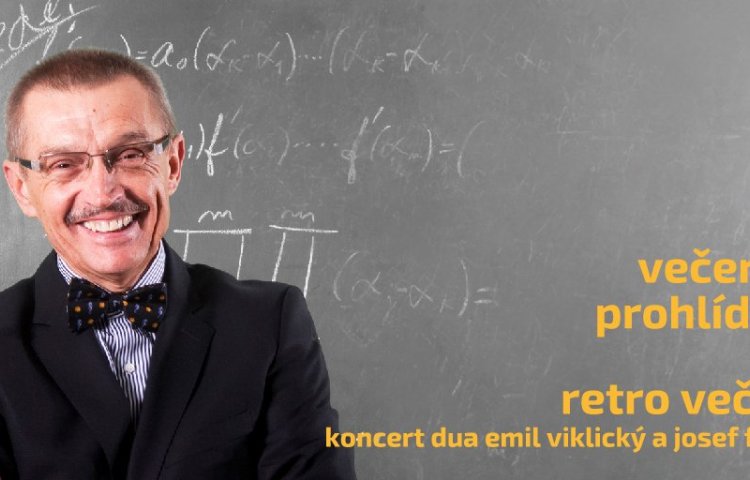 VEČERNÍ PROHLÍDKA a RETRO VEČER s koncertem Emila Viklického
