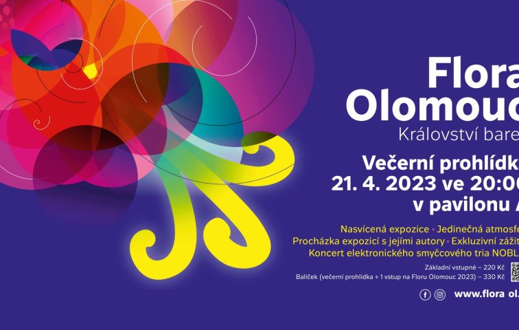 Večerní prohlídka Flora Olomouc 2023