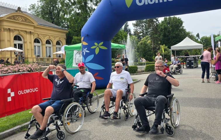 Olomoucká štafeta na vozíků 2025